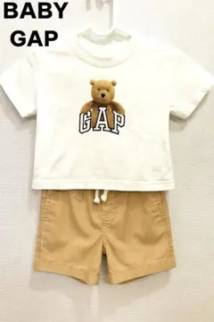 BABYGAP ベア Tシャツ ショートパンツ 上下セットアップ 男の子 女の子