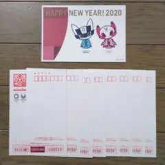 東京2020年賀状 9枚セット ミライトワ　ソメイティ
