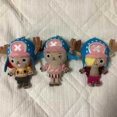 チョッパー 帽子付きぬいぐるみ 3体セット