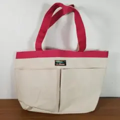エルエルビーン カタディン・キャンピングトート キャンバス ベージュ ピンク