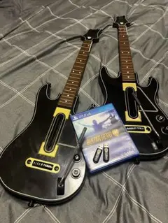 PS4 Guitar Hero Live ギター2本とゲーム (24日まで！)