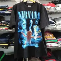 ニルヴァーナ 両面プリント バンドＴシャツ XL