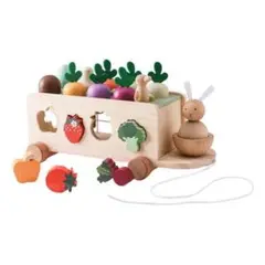 立体パズル 型はめ スタッキング 野菜車