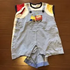 MIKIHOUSE ストライプロンパース 80cm