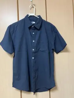 SPU ネイビー 半袖シャツ メンズLサイズ