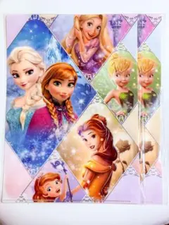 【非売品】ディズニーデラックス クリアファイル プリンセス アナ雪 ラプンツェル