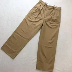 ブラミンク BLAMINK 2タック コットンチノパンツ