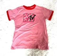 （美品）MTV ピンク 半袖Tシャツ いちご2018