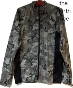 the North face 薄手　カモフラージュ　ナイロンジャケット