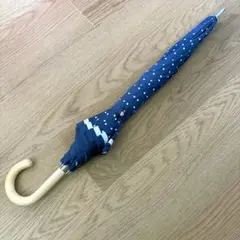 晴雨兼用 ネイビー ドット 傘