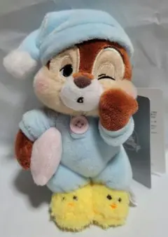 チップ　パジャマスタイル　ぬいぐるみキーホルダー