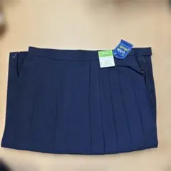 ネイビー スクールスカート 75×67