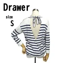 【S(1)】Drawer ドゥロワー レディース トップス 爽やか 春夏向け
