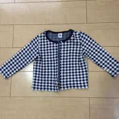 プチバトー♡チェック♡カーディガン♡4歳♡100