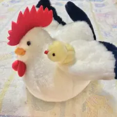 オオイケ　ファンシーレトロ　ニワトリ　ヒヨコ　ぬいぐるみ