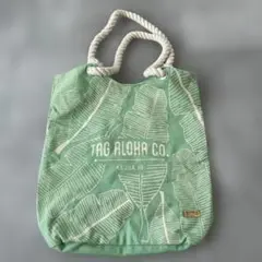 TAG ALOHA CO. 葉柄トートバッグ