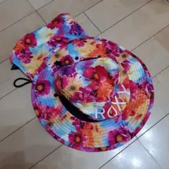 ロキシー　ROXY　蜷川実花　アウトドアハット フラワープリント