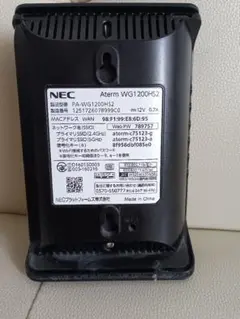 NEC Aterm WG1200H52 無線LANルーター