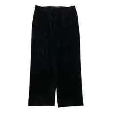 BACH RACH ビンテージ 90s スラックス 黒 2タック ベロア パイル