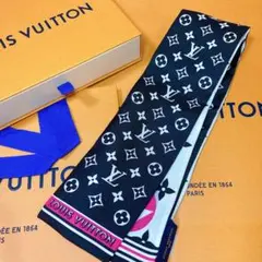 ❤️新品未使用、箱付❤️ルイヴィトン バンドー モノグラム マーブルズ スカーフ