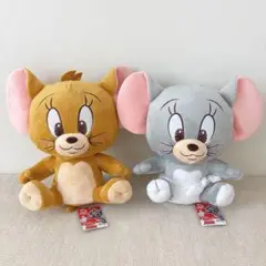 新品 トムとジェリー チャーミングBIGぬいぐるみ　ジェリー タフィー セット