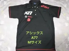 アシックス A77 ポロシャツ ブラック Mサイズ XA605E