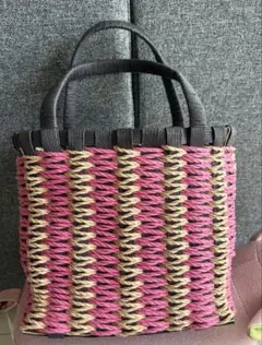 ハンドメイド かごバッグ