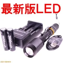 最新デザイン 超強力 46時間点灯 LED ハンディライト セットE56483