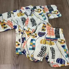 BREEZE 甚平 サイズ100 カラフル　美品　セットアップ