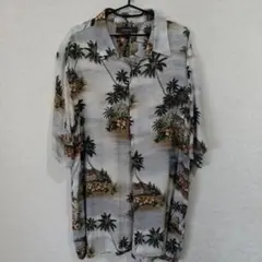 CROFT & BARROW アロハシャツ XL-T　半袖