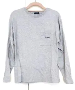 グラソス glazos ロングTシャツ グレー ポケット付