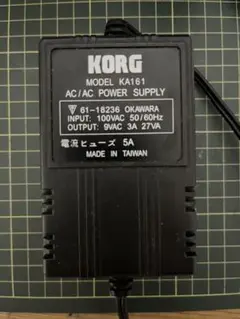 KORG/VOX ACアダプター KA161 【生産終了・入手困難品】 KORG/VOX ACアダプター KA161 【生産終了・入手困難品】