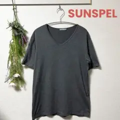 SUNSPEL ＶネックTシャツ　イギリス製