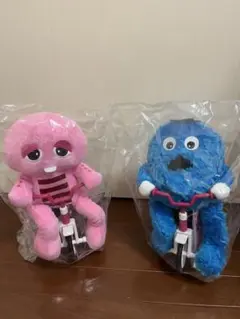 【非売品】ガチャピン　ムック　三輪車　ぬいぐるみ 値下げ‼️UQガチャピンムックぬいぐるみ三輪車2体おまけ付き