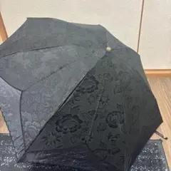 日傘　MOON BAT ムーンバット　黒レース模様