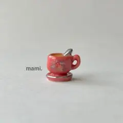 フェーヴ　ティーカップ　フランス　フェーブ　ミニチュア陶器　f-3800