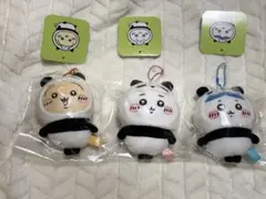 ちいかわ　パンダなマスコット(ちいかわ・ハチワレ・うさぎ)