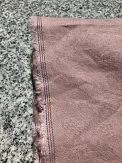綿麻生地130幅×300センチ ペールピンク