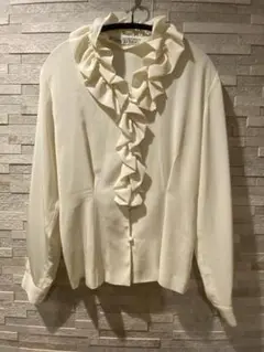 ★美品★ フェールラビーズ　フリルブラウス