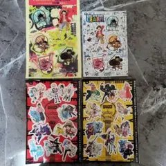 週刊少年ジャンプ 付録 ワンピース ポケモン クリアしおり ステッカーセット