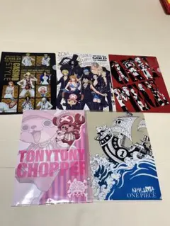 ONE PIECE FILM GOLDクリアファイル 5種類