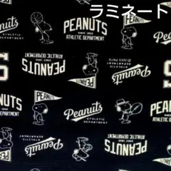 本日お値下げSALE中♡SNOOPYラミネート生地　黒
