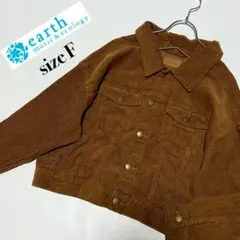 earth music&ecology コーデュロイ ジャケット オーバサイズ