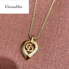 Christian Dior クリスチャンディオール ネックレス ラインストーン