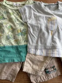 【即日発送】Tシャツ2点パンツ2点のセット