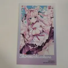 メロンブックス　サマーフェスティバル　特典　イラストカード　白もち桜