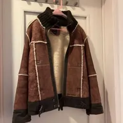 【値下げ】ディーゼル ライダースジャケット ムートン