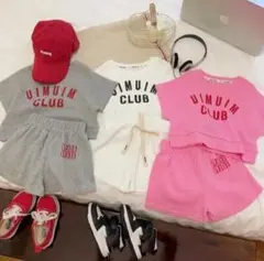 UIMUIM CLUB　Tシャツ・ショートパンツセット　１２０㎝
