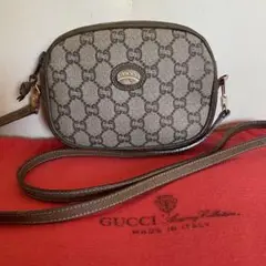 ほぼ 未使用 保存袋付 GUCCI オールド グッチ ミニ ショルダー バッグ