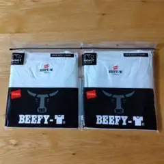 ヘインズ ビーフィー Tシャツ ポケット付き 半袖 白　ポケット付き　 ２枚